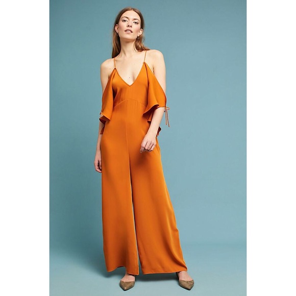 Anthropologie Pants - Anthro Elliatt Aurelia Cold Shoulder Jumpsuit